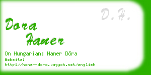 dora haner business card